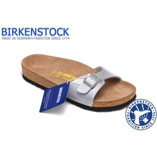 Birkenstock Arizona รองเท้าแตะ รองเท้าชายหาด หนัง กันลื่น แฟชั่น สําหรับผู้ชาย และผู้หญิง