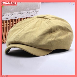 Bluelans หมวกแก๊ป ผ้ายืด ปรับได้ สีพื้น สําหรับผู้ชาย