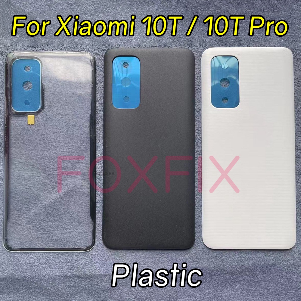 เคสแบตเตอรี่ด้านหลัง แบบพลาสติก แบบเปลี่ยน สําหรับ Xiaomi Mi 10T and 10T Pro 5G M2007J3SY M2007J3SG