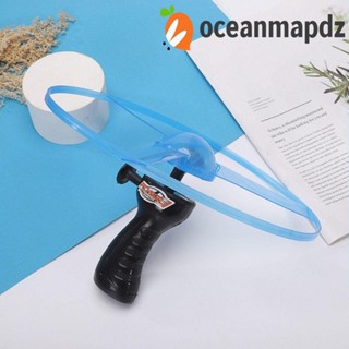 Oceanmapdz ของเล่นใบพัดบิน แบบพลาสติก มีไฟ Led สุ่มสี