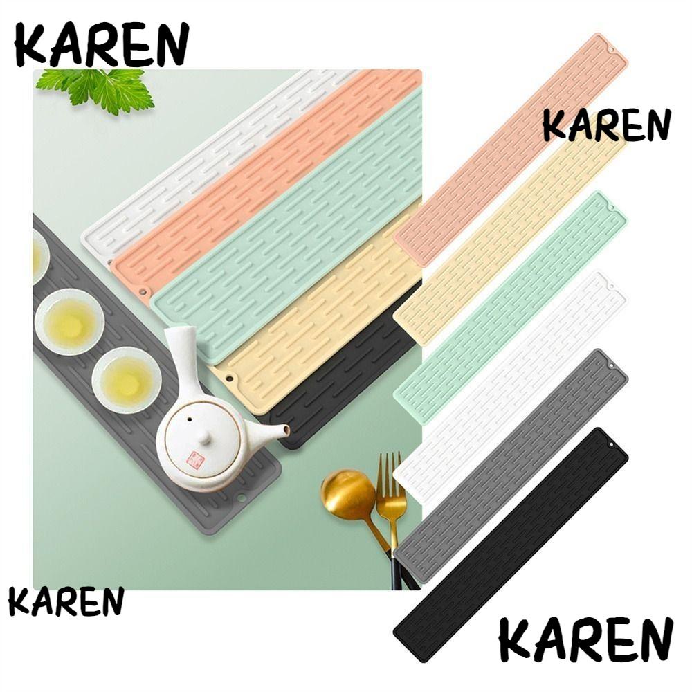 Karen แผ่นซิลิโคนรองก๊อกน้ํา ป้องกันน้ํากระเซ็น สําหรับอ่างล้างจาน