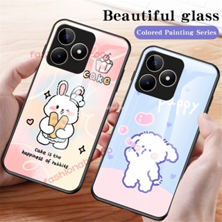 เคสโทรศัพท์มือถือกระจกนิรภัย TPU แบบนิ่ม กันกระแทก สําหรับ Realme C51 C53 C55 Nfc C 51 C 53 C 55 RealmeC51Nfc RealmeC53Nfc RealmeC55Nfc NarzoN53 2023