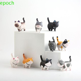 Epoch กระถางต้นไม้ PVC รูปแมวจิ๋วน่ารัก ทําความสะอาดง่าย สําหรับตกแต่งบ้าน สวน รถยนต์