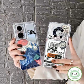 เคสโทรศัพท์มือถือแบบนิ่ม TPU ใส กันกระแทก ลายทิวทัศน์สวยงาม สําหรับ Oppo A16-4G Oppo A16S A54S Oppo A5S A7 2018 AX5S AX7 A7N Oppo A12 A12S Oppo A11K Oppo A15 A15S