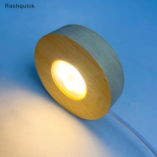 Flashquick ฐานโคมไฟกลางคืน วัสดุแข็ง ฐานโคมไฟเรืองแสง ที่มีสีสัน ที่ใส่ไฟไม้ อุปกรณ์ฐานโคมไฟ ทรงกลม ดี