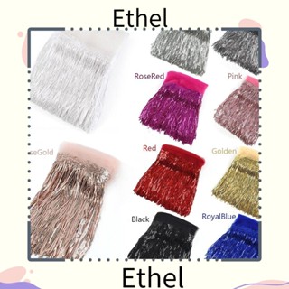 Ethel1 ริบบิ้นลูกไม้ ประดับเลื่อม 10 หลา แฮนด์เมด DIY สําหรับตกแต่งเสื้อผ้า