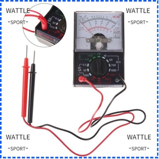 Wattle มัลติมิเตอร์อะนาล็อก MF-110A ตัวชี้ไฟฟ้า มัลติมิเตอร์ โวลต์มิเตอร์