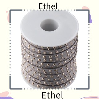 Ethel1 สายริบบิ้นหนังนิ่มเทียม 5 มม. 20 หลา