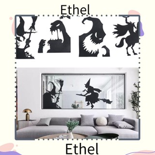 Ethel1 สติกเกอร์ติดผนัง ลายฟักทอง ฮาโลวีน สําหรับตกแต่งบ้าน ปาร์ตี้