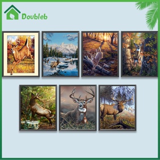 【Doub X ✮】ภาพวาดสีน้ํามัน ตามตัวเลข รูปกวาง สําหรับตกแต่งผนังบ้าน DIY ✮