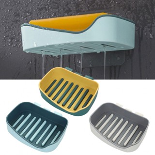 1pcs Brand New Bathroom Soap Dish Holders Easy Clean Tray Sponge Holder