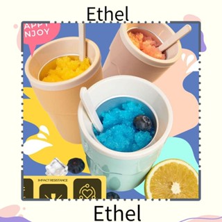 Ethel1 แก้วทําน้ําแข็ง สมูทตี้ น้ําผลไม้ สลัสซี่ โฮมเมด