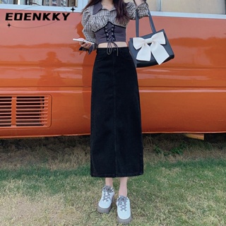 EOENKKY  กระโปรง กระโปรงยีนส์ กระโปรงกางเกง 2023 NEW Style สวย Trendy สไตล์เกาหลี ins A93M1OI 36Z230909