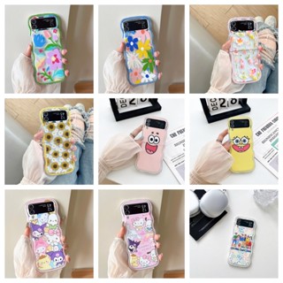 เคสโทรศัพท์มือถือ แบบนิ่ม ป้องกันรอย แบบพับได้ สําหรับ Samsung Galaxy Z Flip 3 4 5 Z Flip 5