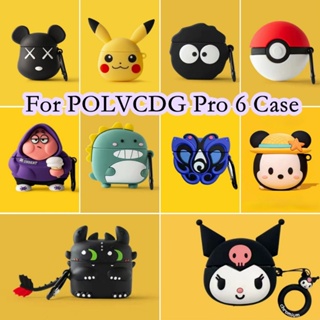 พร้อมส่ง!  เคสหูฟัง แบบนิ่ม ลายการ์ตูน สําหรับ POLVCDG Pro 6 POLVCDG Pro 6