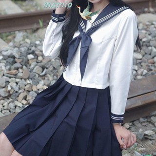 Mxmio ผ้าพันคอ ทรงสามเหลี่ยม หรูหรา ผูกโบว์ ริบบิ้น เครื่องแบบ เสื้อผ้า ญี่ปุ่น เนคไท สําหรับโรงเรียน เครื่องแต่งกาย เนคไทโบว์ JK