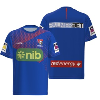 Newcastle Knights NRL 2023 เสื้อวอร์มอัพ ขนาด S-7XL!