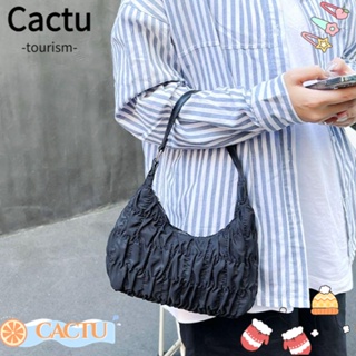 Cactu กระเป๋าสะพายไหล่ กระเป๋าคลัทช์ ลําลอง แฟชั่นเรียบง่าย