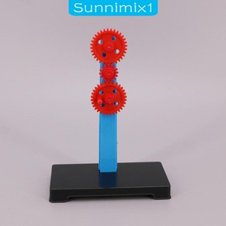 [Sunnimix1] ของเล่นตัวต่อเกียร์ DIY สําหรับเด็กก่อนวัยเรียน