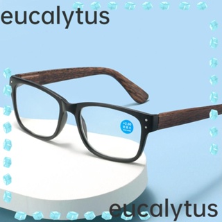 Eucalytus1 แว่นตาอ่านหนังสือ PC ทรงสี่เหลี่ยม เบาพิเศษ ป้องกันแสงสีฟ้า ใส่สบาย สําหรับผู้ชาย และผู้หญิง