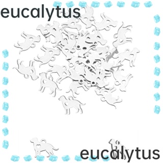 Eucalytus1 จี้สเตนเลส รูปหัวใจ ขนาดเล็ก 11x15.5 มม. 1.5 มม. สําหรับทําเครื่องประดับ