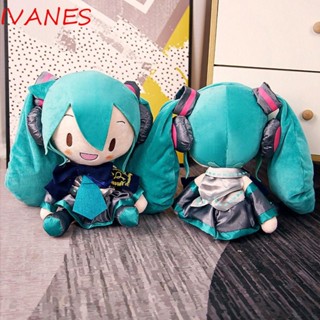 Ivanes ตุ๊กตา Hatsune Miku Kawaii แบบนิ่ม ขนาด 32 ซม. เหมาะกับของขวัญ สําหรับตกแต่งบ้าน