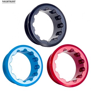 Freewheel ฝาครอบดุมล้อ แบบอลูมิเนียมอัลลอยด์ สีดํา สําหรับจักรยานเสือภูเขา MS MTB