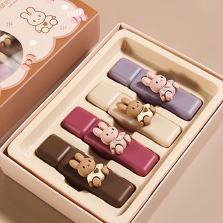 Hengfang Bobo Milk Rabbit Set ลิปเคลย์ เนื้อแมตต์ กํามะหยี่ ลิปสติก ติดทนนาน ไวท์เทนนิ่ง หัวใจ สาว Suyan ลิปสติก ลิปเมคอัพ