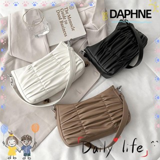 Daphne กระเป๋าสะพายไหล่ กระเป๋าถือแฟชั่น ลายเมฆ ลําลอง