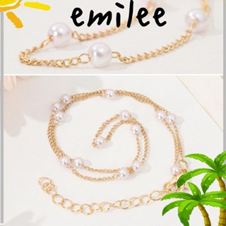 EMILEE สร้อยคอโชคเกอร์ ประดับลูกปัดไข่มุก สีทอง สไตล์โกธิค สําหรับผู้หญิง