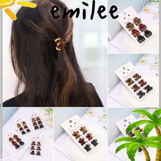 EMILEE กิ๊บติดผม พลาสติก สําหรับผู้หญิง 6 ชิ้น / ชุด