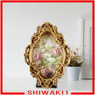 [Shiwaki1] กรอบรูปเรซิ่น ลายนูน สไตล์โบราณ หรูหรา สําหรับแขวนตกแต่งผนัง