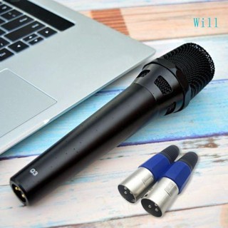 Will XLR อะแดปเตอร์แปลงสายเคเบิ้ลแจ็คเสียบ สําหรับกีตาร์ Aux