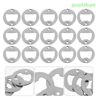 Guadalupe ที่เปิดขวดทรงกลมสแตนเลส สีเงิน พร้อมรูกัด DIY