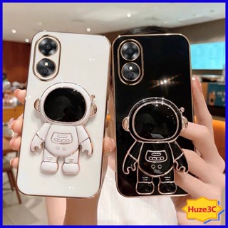 เคสโทรศัพท์มือถือนิ่ม ป้องกันเลนส์ ลายนักบินอวกาศ สําหรับ OPPO A78 A17 A98 5G A17K A78 5G Reno 8T 5G Reno 8T