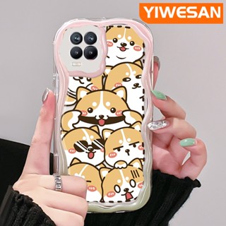 เคสโทรศัพท์มือถือ แบบใส ลายการ์ตูนสุนัขชิบะ ขนมปังน่ารัก สําหรับ Realme 8 5G 8s 5G Q3i V13 5G Narzo 30 Q3