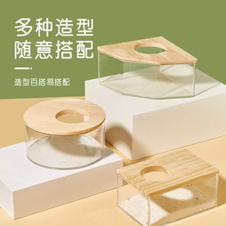 Spot second hair# hamster bathroom bathroom bathroom bathroom sand box full transparent large toilet dual-use urine sand basin Golden Bear supplies 8.cc