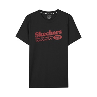 Skechers สเก็ตเชอร์ส เสื้อยืดแขนสั้น ผู้ชาย Food Collection Short Sleeve Tee - L223M156