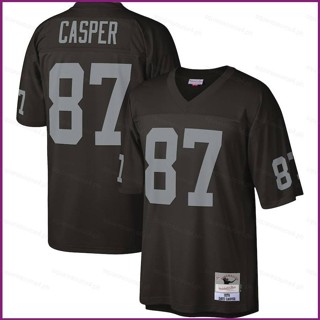 เสื้อกีฬาแขนสั้น ลายทีมชาติฟุตบอล Jay 1976 NFL Las Vegas Raiders Legacy Jersey Dave Casper พลัสไซซ์