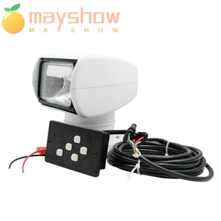 Mayshow ไฟค้นหาเรือ 100W 12 / 24V เรือยอร์ช ตกปลา เรือ รถ RV สปอตไลท์