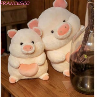 Francesco หมอนตุ๊กตาหมูอ้วน น่ารัก ผ้ากํามะหยี่ขนนิ่ม สําหรับตกแต่งห้องนอน