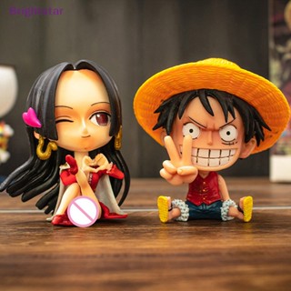 Brightstar โมเดลฟิกเกอร์อนิเมะ ONE PIECE Sitg Big Head ขนาด 9 ซม. ของเล่นสําหรับเด็ก