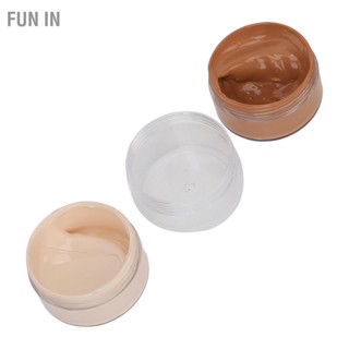 Fun IN 2pcs Double Colour 0.7oz Tattoo Concealer Kit Waterproof Birthmark Scar Cover Cream