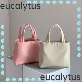 Eucalytus1 กระเป๋าสะพายข้างใต้วงแขน หนัง Pu สีพื้น กระเป๋าถือ