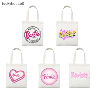 Luckyhouse0^^ กระเป๋าถือ กระเป๋าสะพายไหล่ กระเป๋าช้อปปิ้ง ผ้าแคนวาส ลายการ์ตูนตุ๊กตาน่ารัก สีชมพู เซ็กซี่ สําหรับผู้หญิง