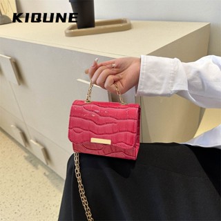 KIQUNE   กระเป๋าสะพาย ข้าง กระเป๋าผู้หญิงสะพายข้าง 2023 new  สวยงาม fashion Beautiful Chic L91TPYD 37Z230910