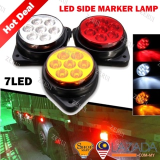 Zr ไฟสัญญาณเบรก Led 7 ดวง 12V 24V 4x4 สําหรับรถยนต์ รถบรรทุก รถตู้ 1 ชิ้น