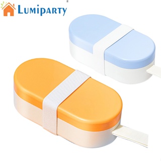 Lumiparty 2-in-1 ขวดน้ํา แบบพกพา พร้อมภาชนะบรรจุอาหาร ป้องกันการรั่วไหล สําหรับสัตว์เลี้ยง สุนัข แมว เดินป่า