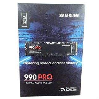 Samsung 990 PRO 2TB PCIe NVMe Gen4 เกมมิ่งภายใน SSD M.2 2280 (MZ-V9P2T0) สําหรับเล่นเกม แก้ไขวิดีโอ