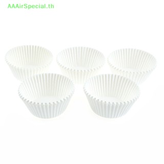 Aaairspecial ถ้วยกระดาษ สีขาว สําหรับใส่คัพเค้ก 100 ชิ้น